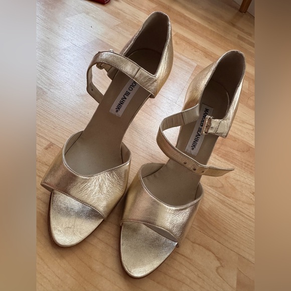 VINTAGE GOLD MANOLO BLAHNIK - Picture 3 of 4